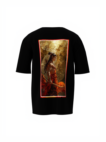 Shree Ram Spiritual Black Unisex Oversized T-Shirt