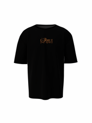 Kanha Spiritual Black Unisex Oversized T-Shirt