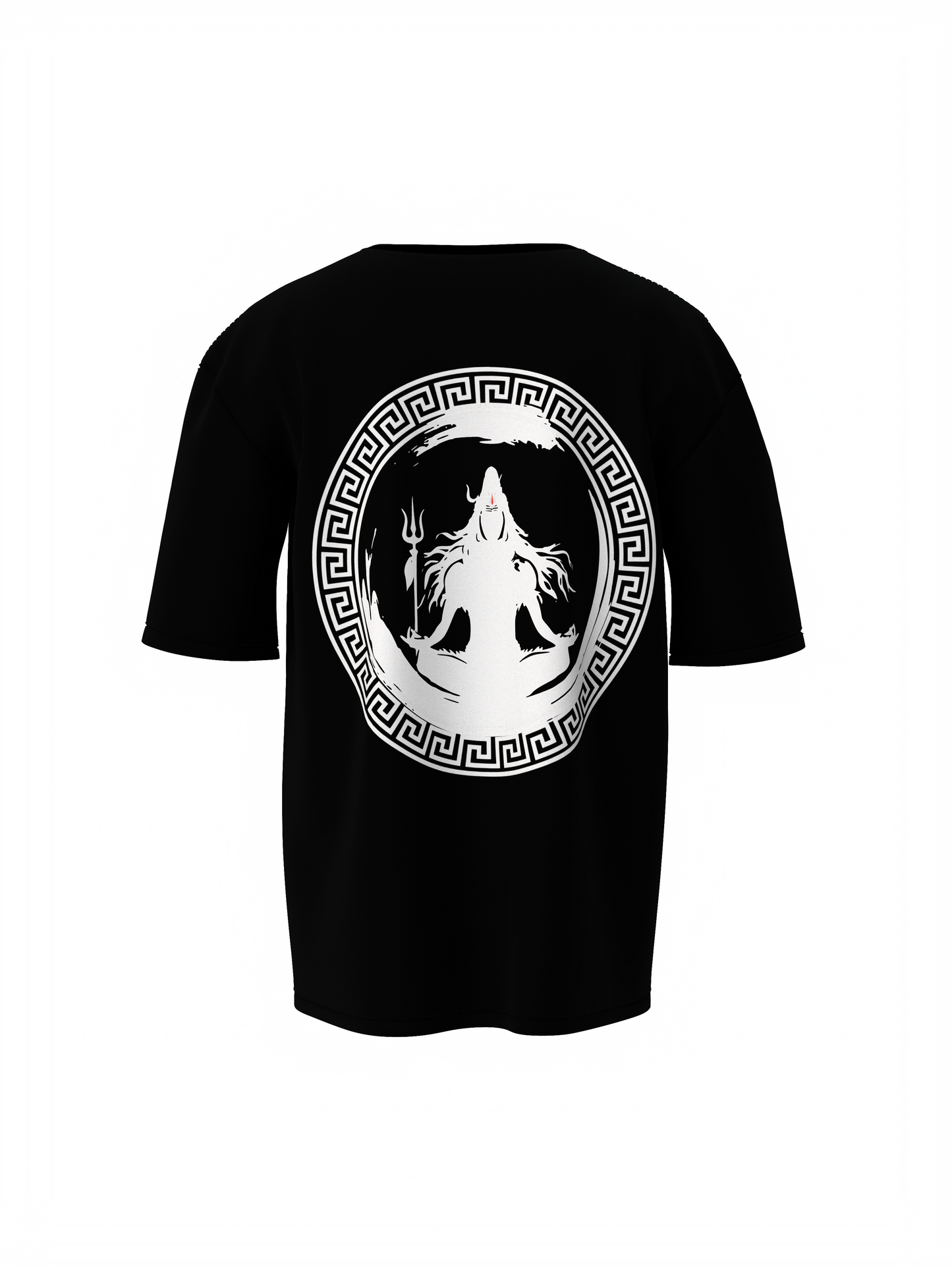 Mahakaal Spiritual Black Unisex Oversized T-Shirt – Bold Design