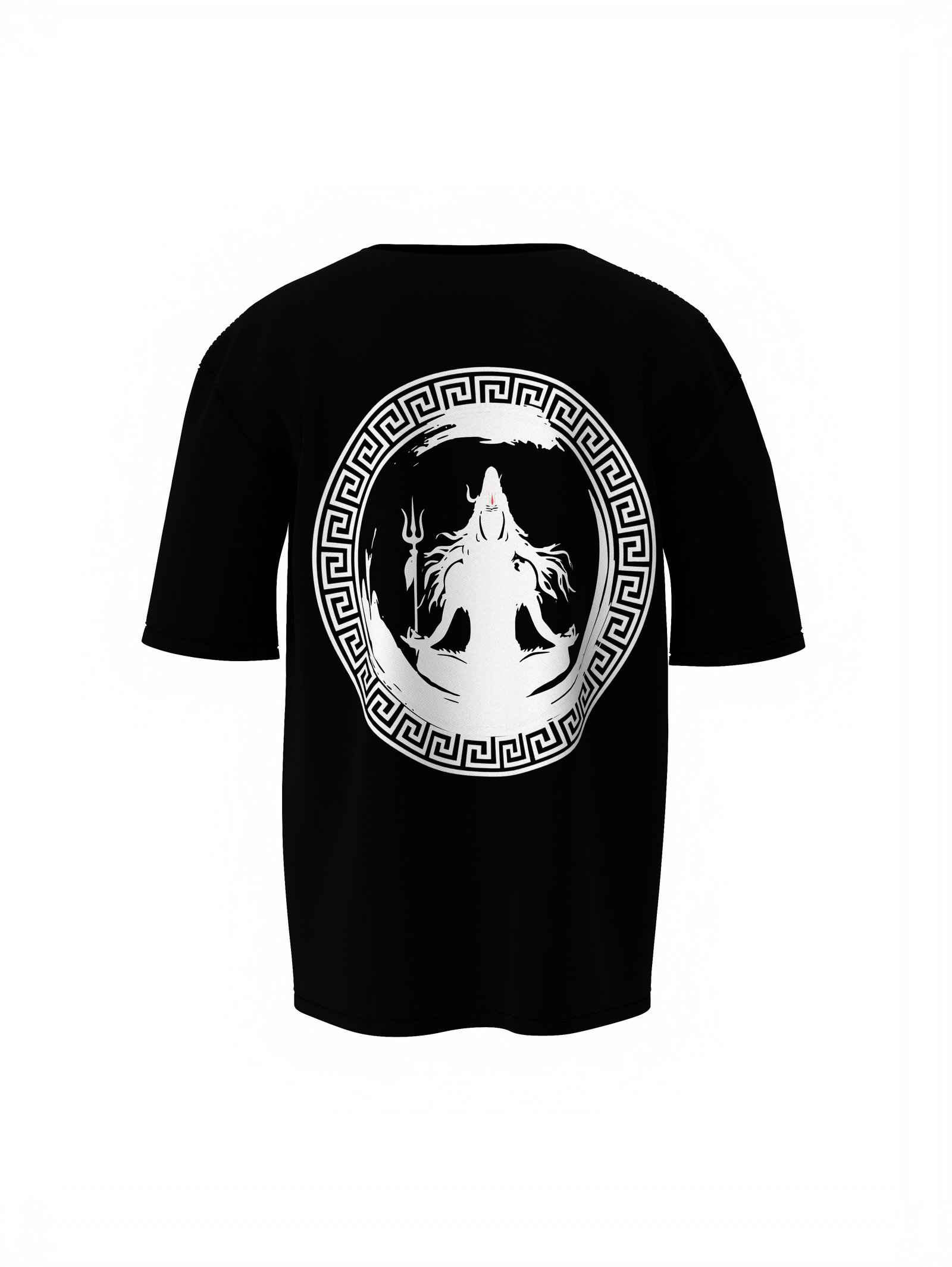 Mahakaal Spiritual Black Unisex Oversized T-Shirt – Bold Design