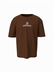 Shree Ganesha Namah Spiritual Brown Unisex Oversized T-Shirt