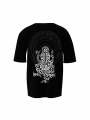 Shree Ganesha Namah Spiritual Black Unisex Oversized T-Shirt