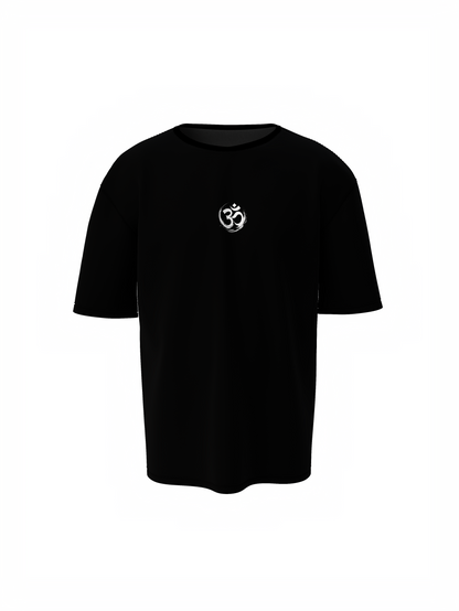 Mahakaal Spiritual Black Unisex Oversized T-Shirt – Bold Design