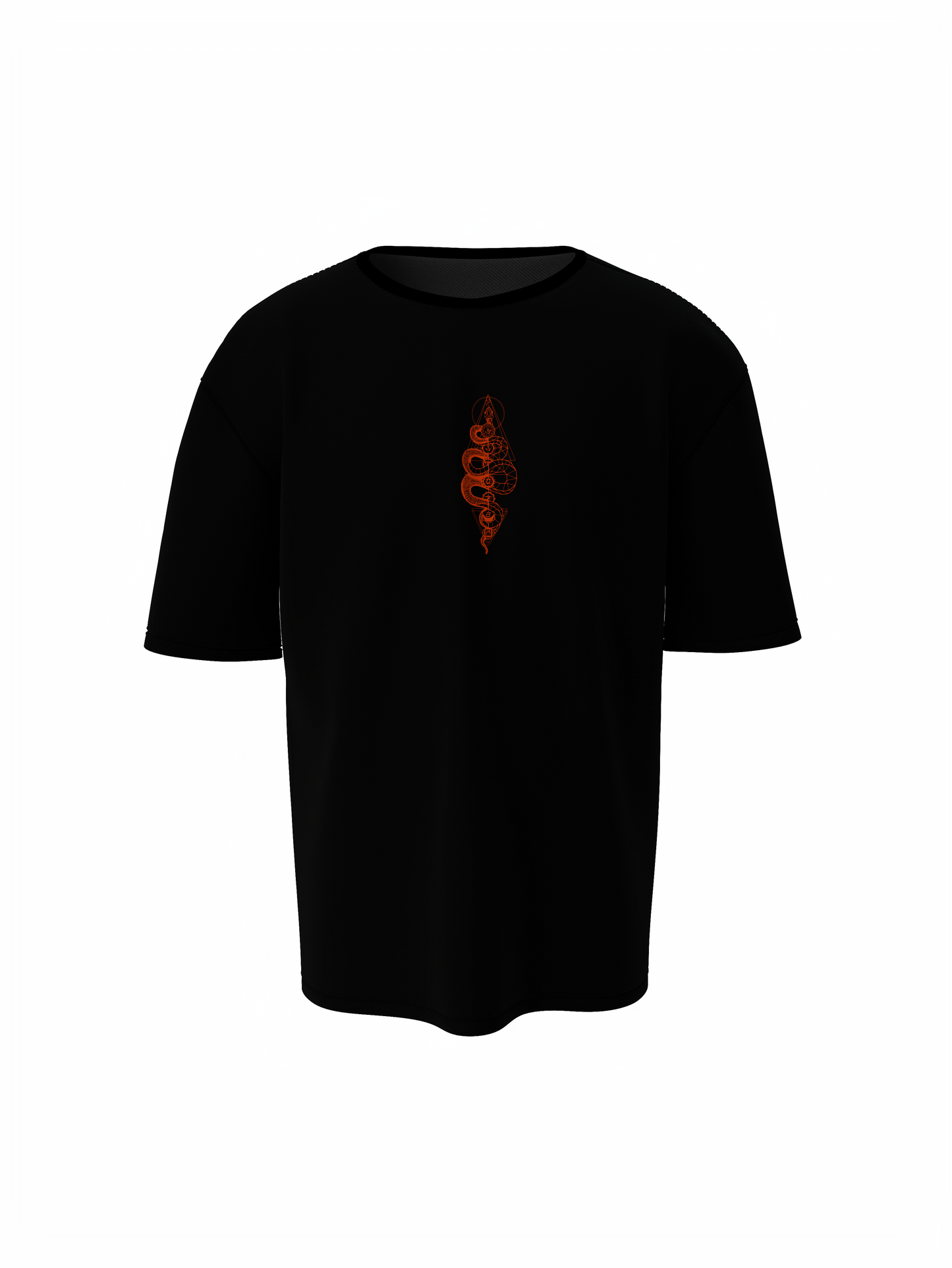Vishnudev Black Spiritual Unisex Oversized T-Shirt Style Wear