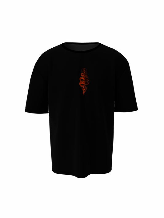 Vishnudev Black Spiritual Unisex Oversized T-Shirt Style Wear