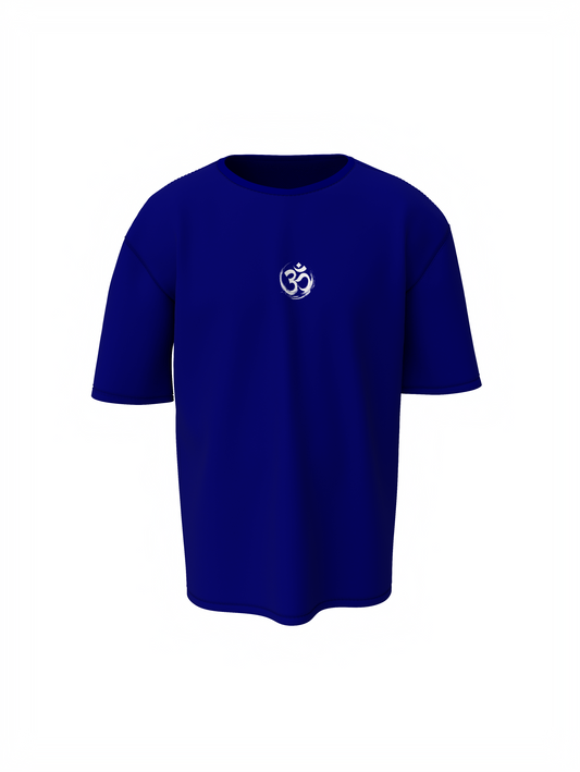 Mahakaal Spiritual Blue Unisex Oversized T-Shirt