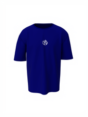 Mahakaal Spiritual Blue Unisex Oversized T-Shirt