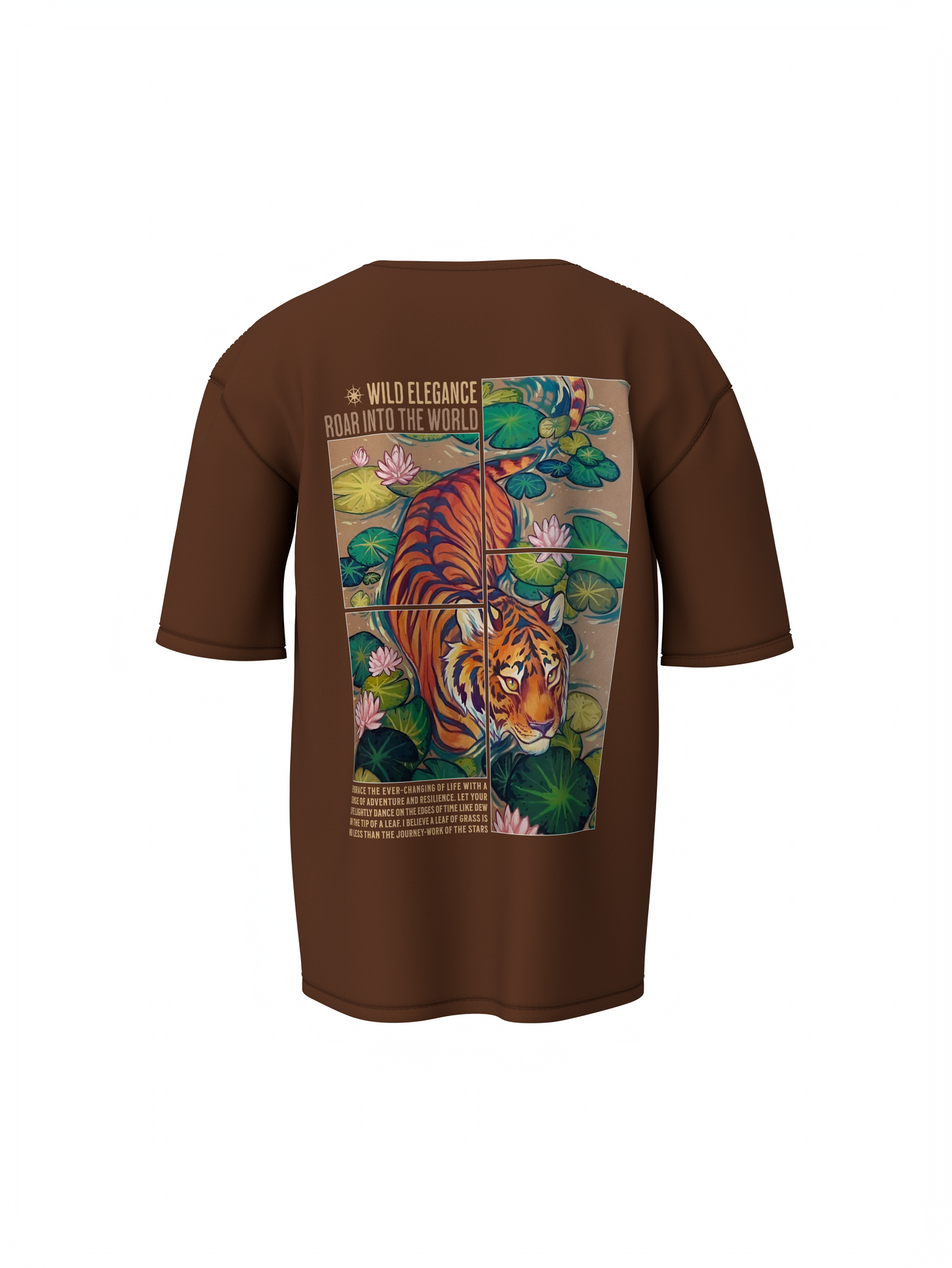 Dive Into The Wild Unisex Oversized T-Shirt Bold, Comfy & Trendy