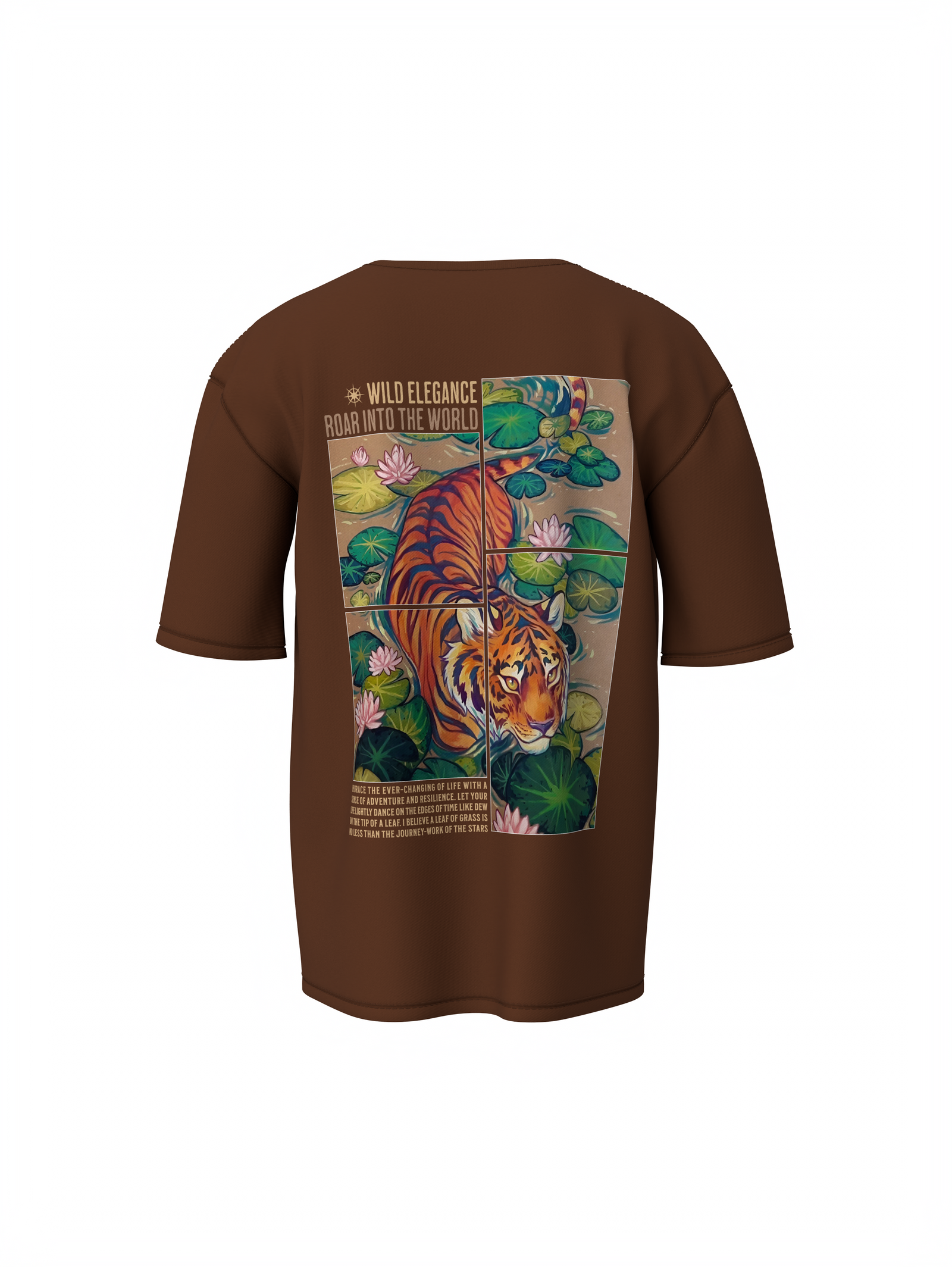 Dive Into The Wild Unisex Oversized T-Shirt Bold, Comfy & Trendy