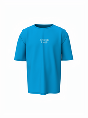 Beach & Waves Unisex Sky Blue Oversized T-Shirt