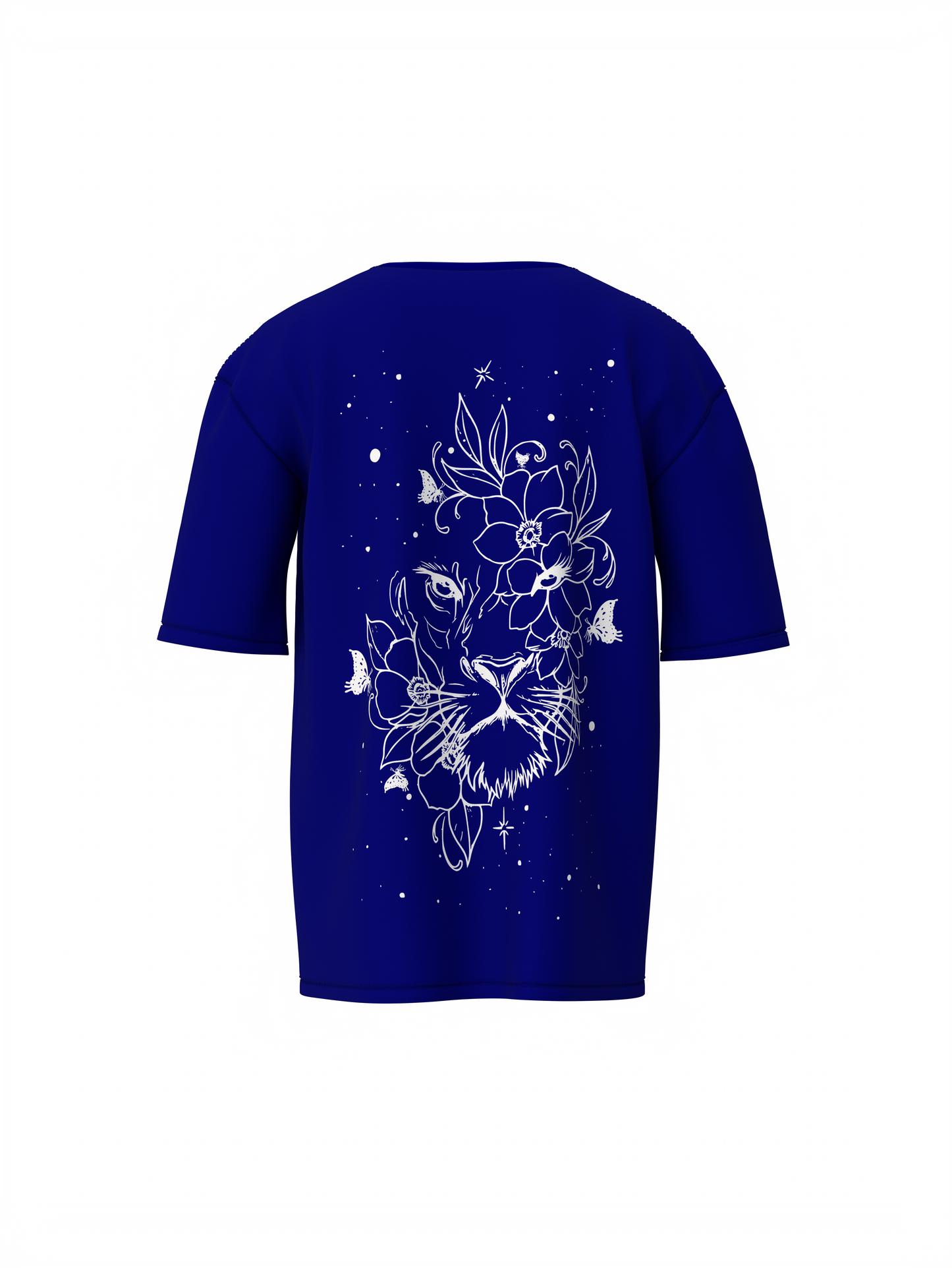 Bee-Lieve Unisex Blue Oversized T-Shirt Fashionable Everyday