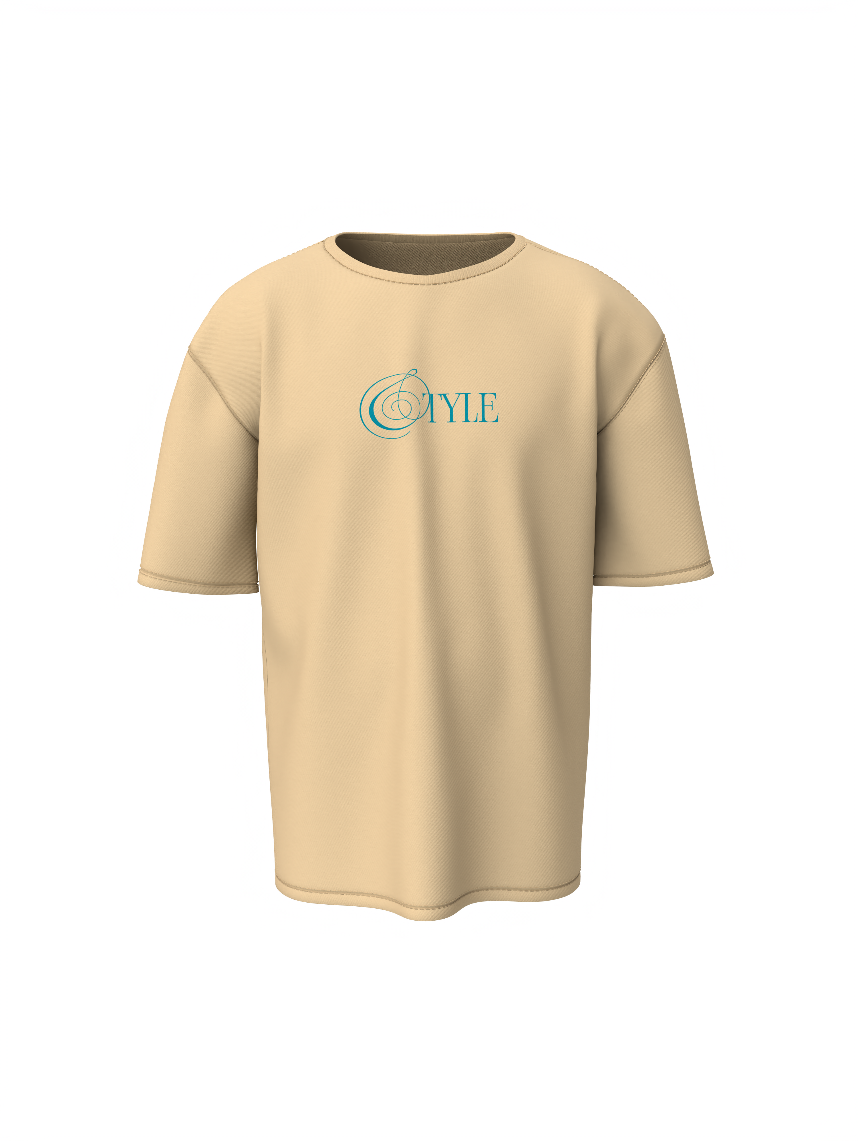 Amiri Unisex Beige Oversized T-Shirt