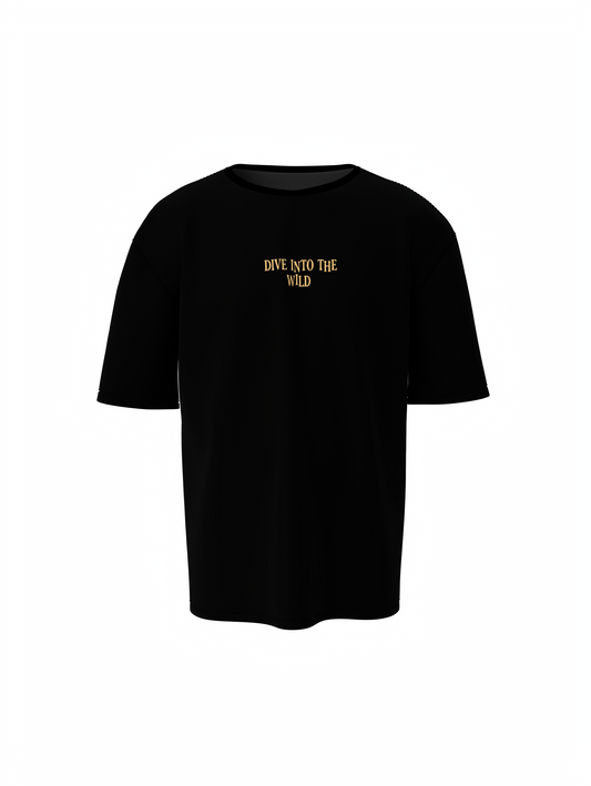 Dive Into The Wild Unisex Oversized T-Shirt  Bold & Comfy Fit