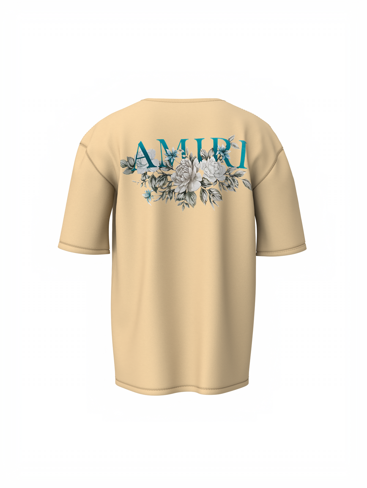 Amiri Unisex Beige Oversized T-Shirt