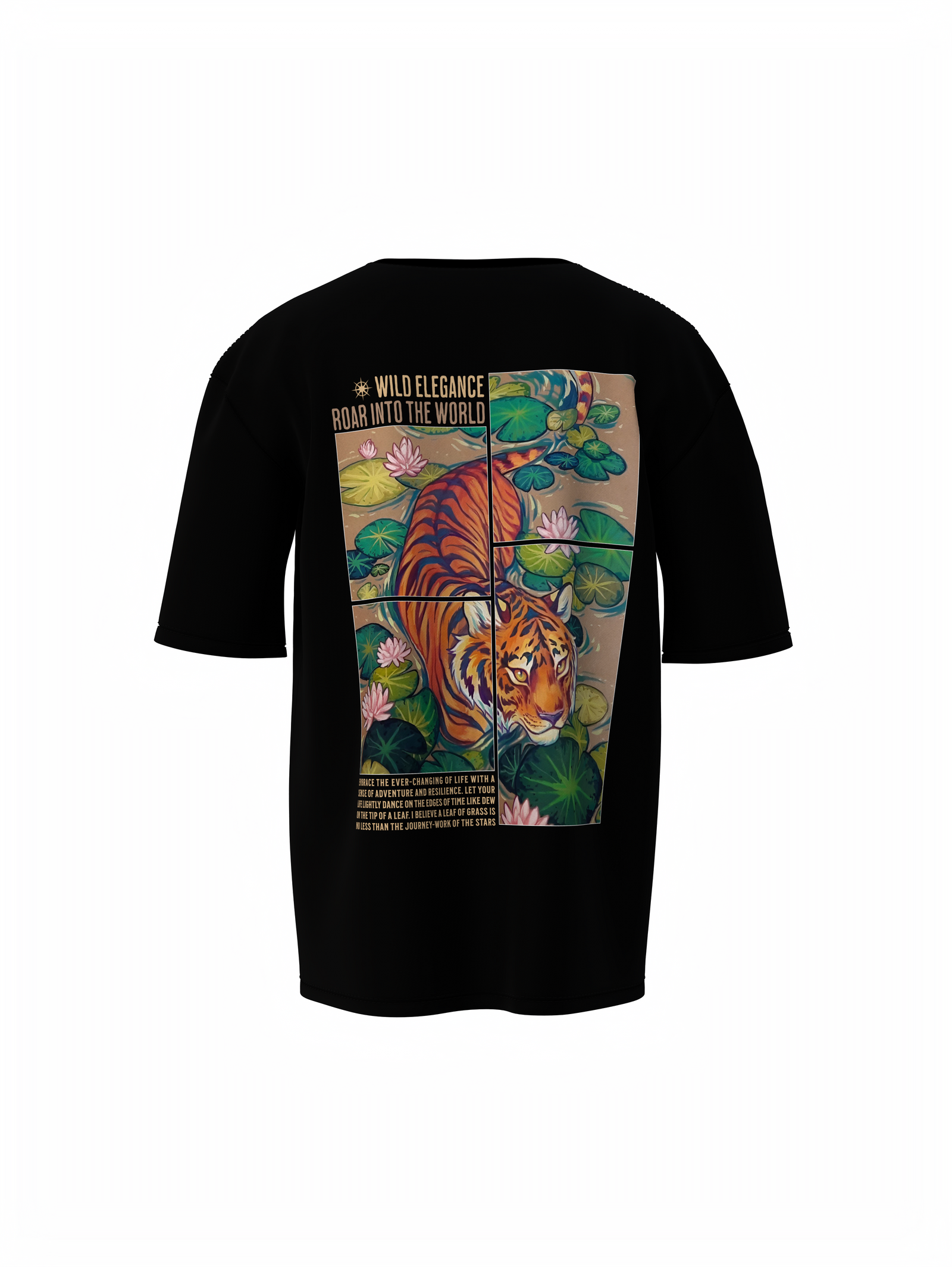 Dive Into The Wild Unisex Oversized T-Shirt  Bold & Comfy Fit
