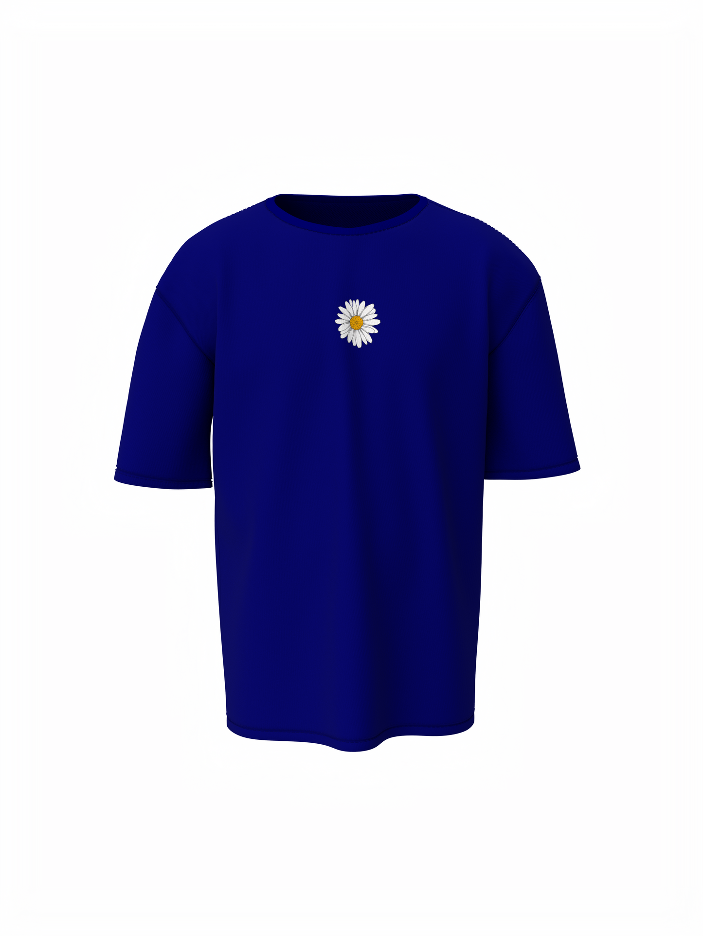 Blossom Flower Unisex Blue Oversized T-Shirt Casual Wear