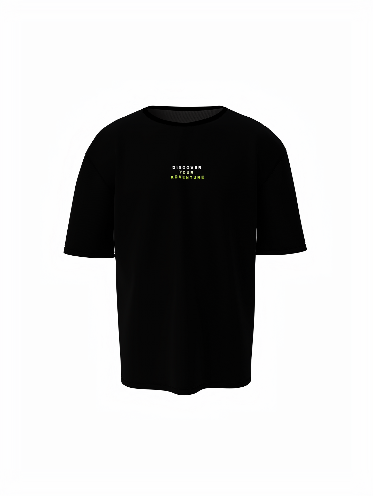 Nature train Graphic Unisex Black Oversized T-Shirt