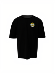 Grow Green Graphic Unisex Black Oversized T-Shirt