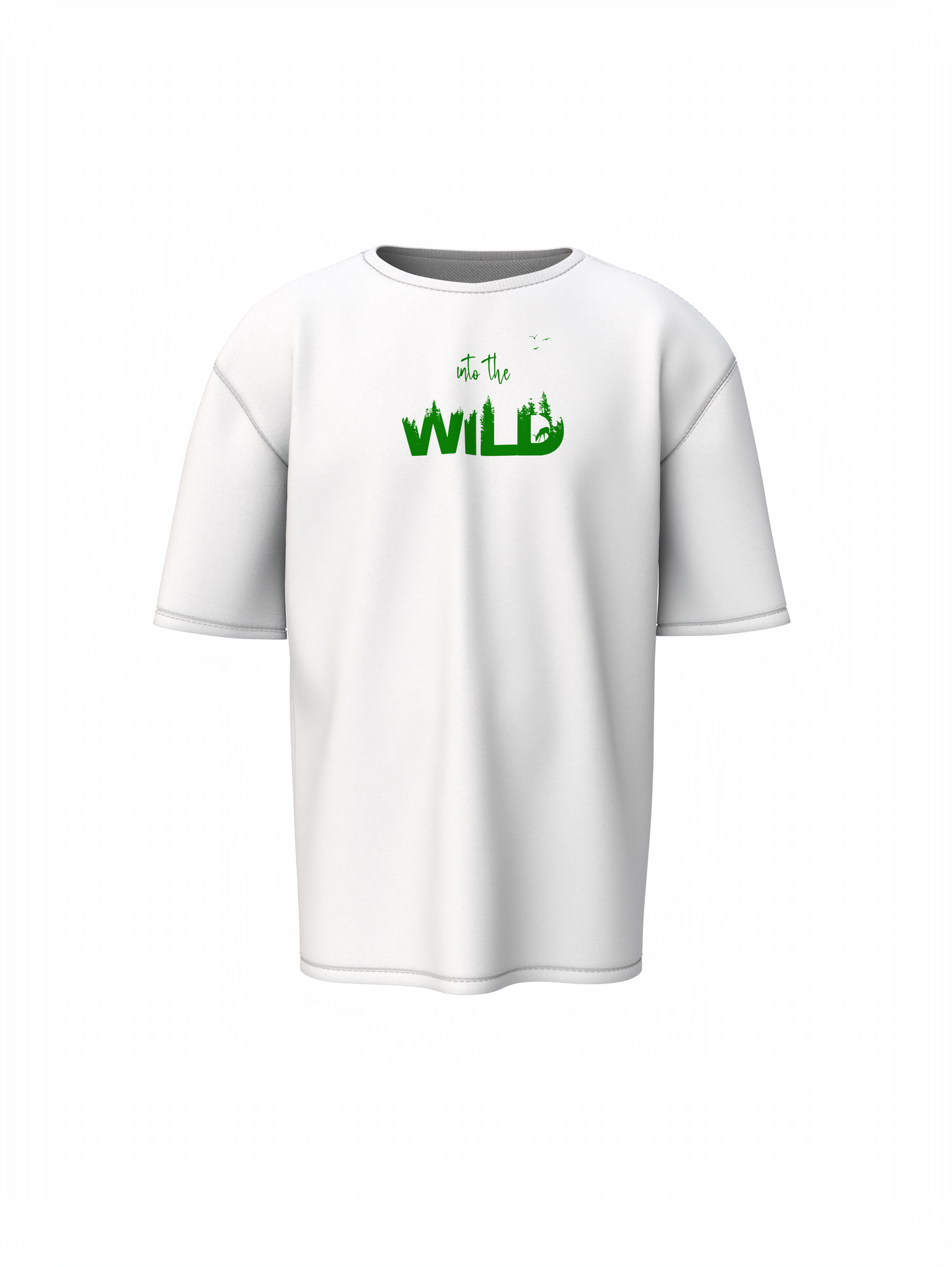 Jetset Graphic White Oversized T-Shirt Stylish Streetwear