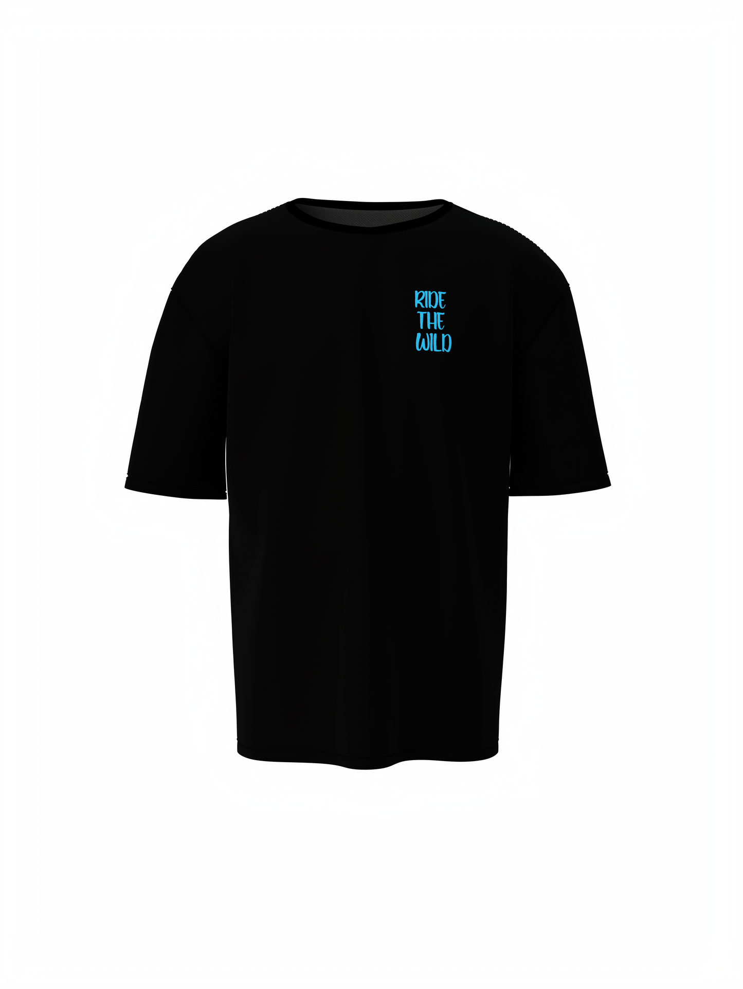 Surfing Black Oversized T-Shirt for Surf Streetwear Style