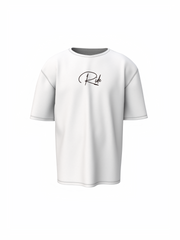 Journey Graphic Unisex White Oversized T-Shirt