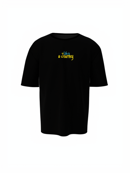 Life Is Journey Unisex Oversized T-Shirt Inspirational Style
