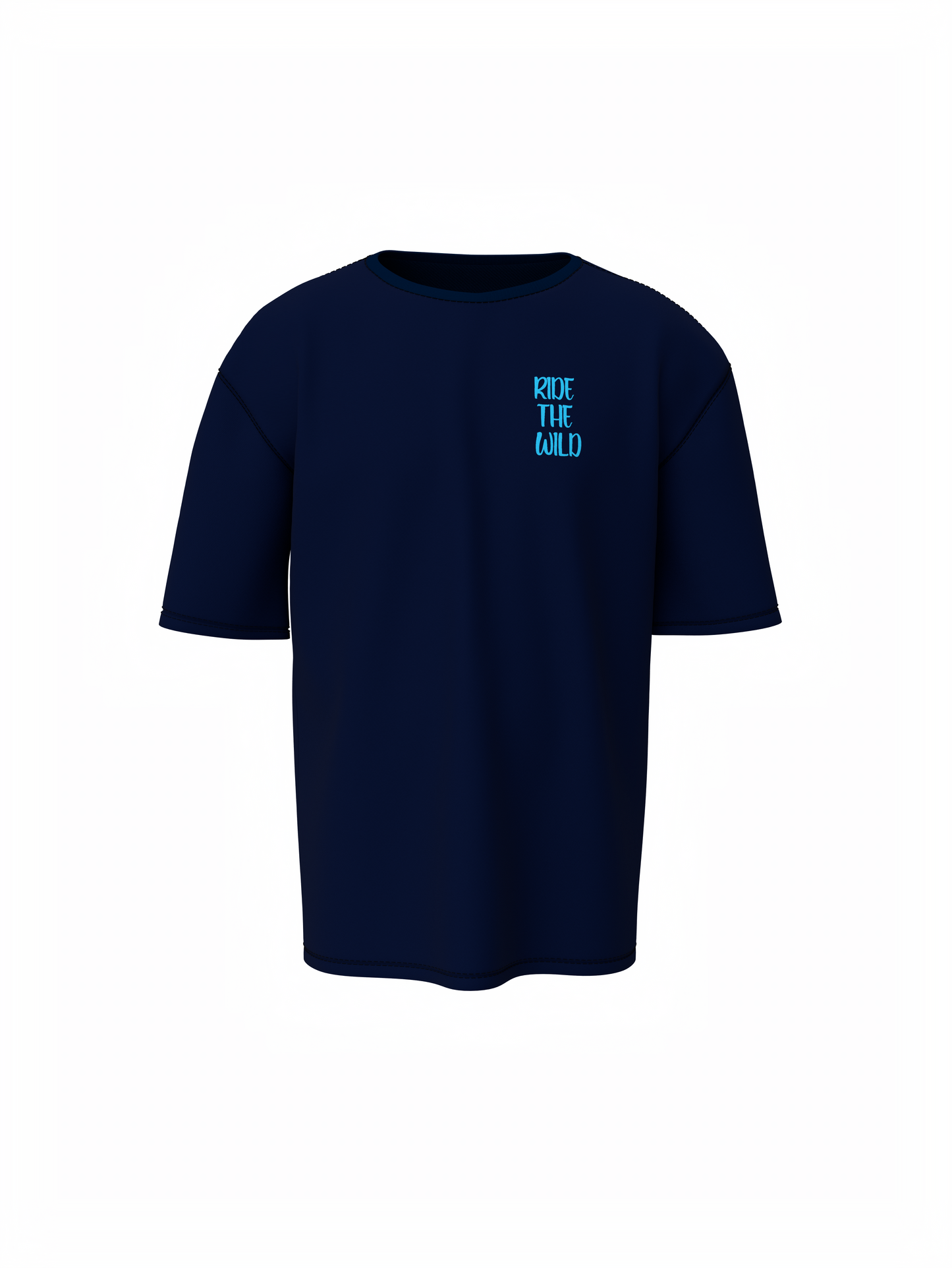 Surfing Dark Blue Oversized T-Shirt for Surf Streetwear Style
