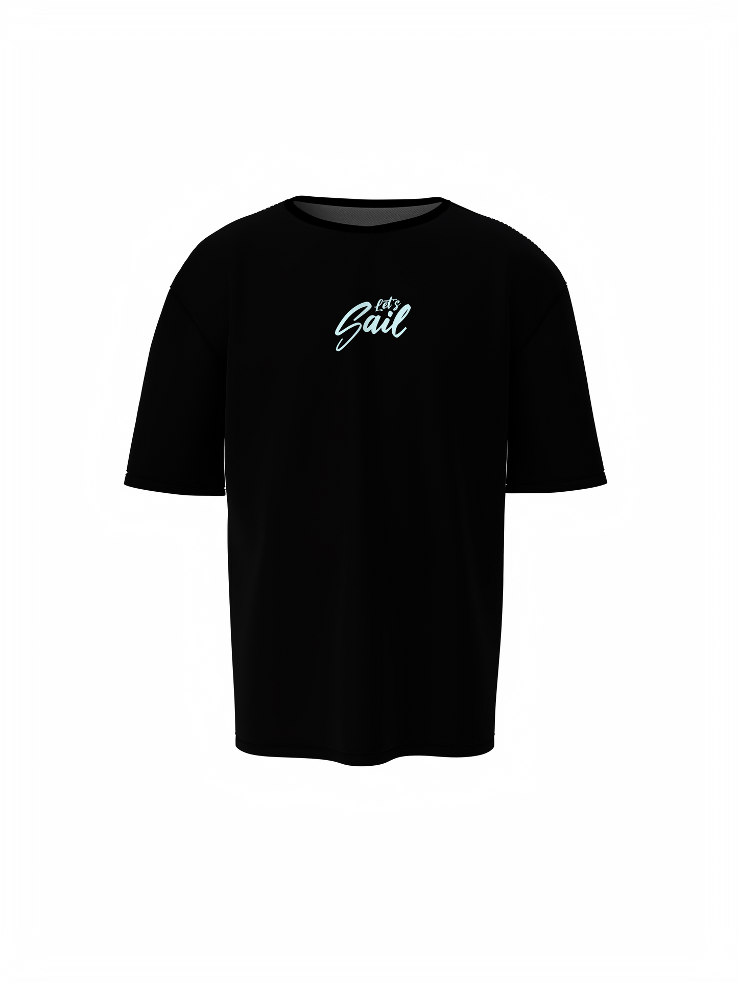 Majesty Graphic Unisex Black Oversized T-Shirt – Bold Design