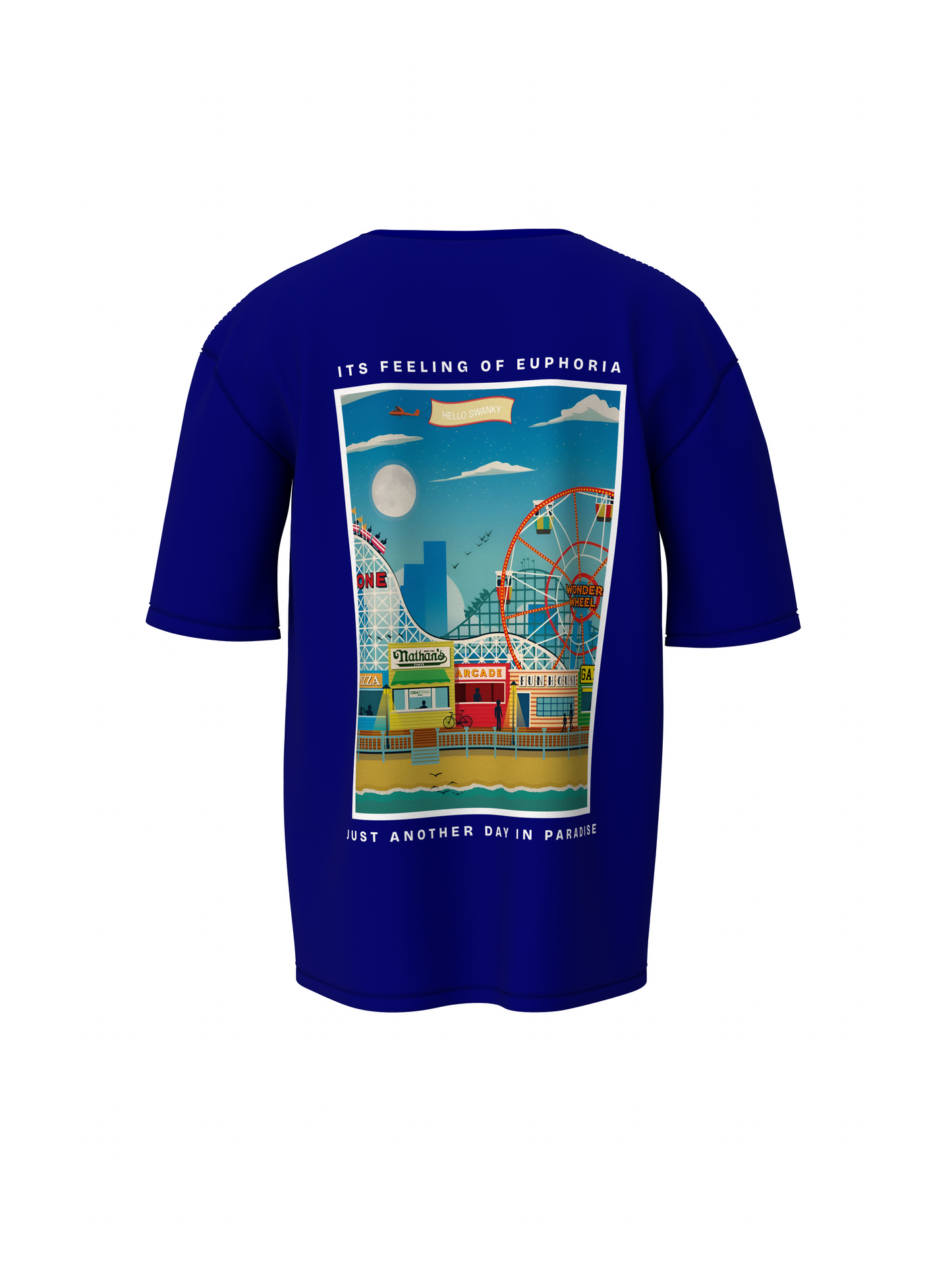 Euphoria Escape Unisex Oversized T-Shirt Streetwear Tee