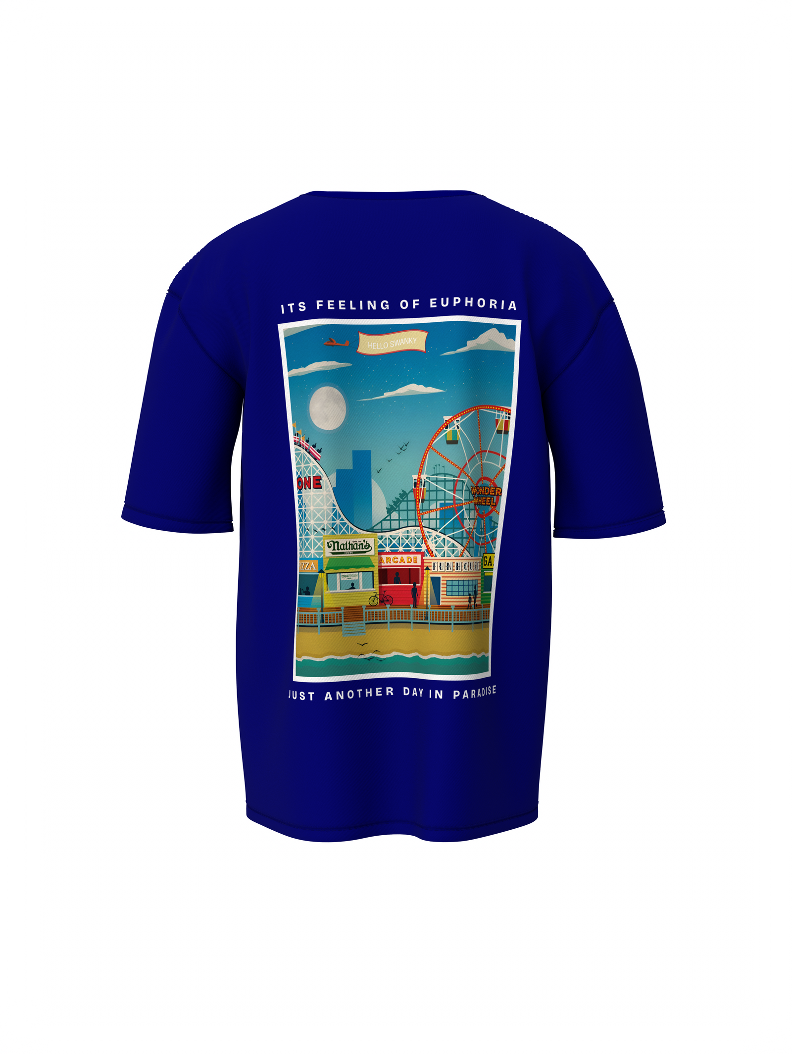 Euphoria Escape Unisex Oversized T-Shirt Streetwear Tee