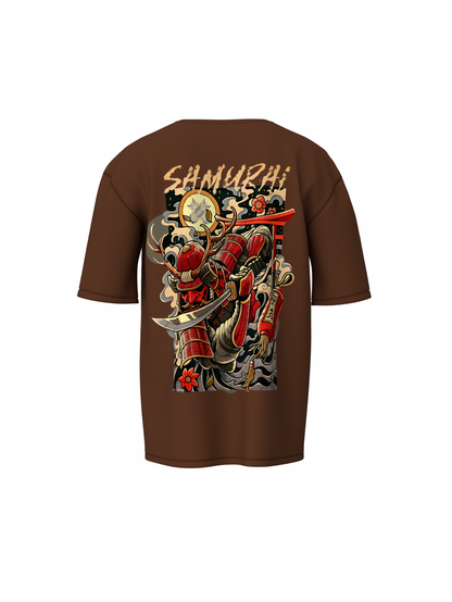 Samurai Oversized T-Shirt for Bold Warrior Streetwear Style
