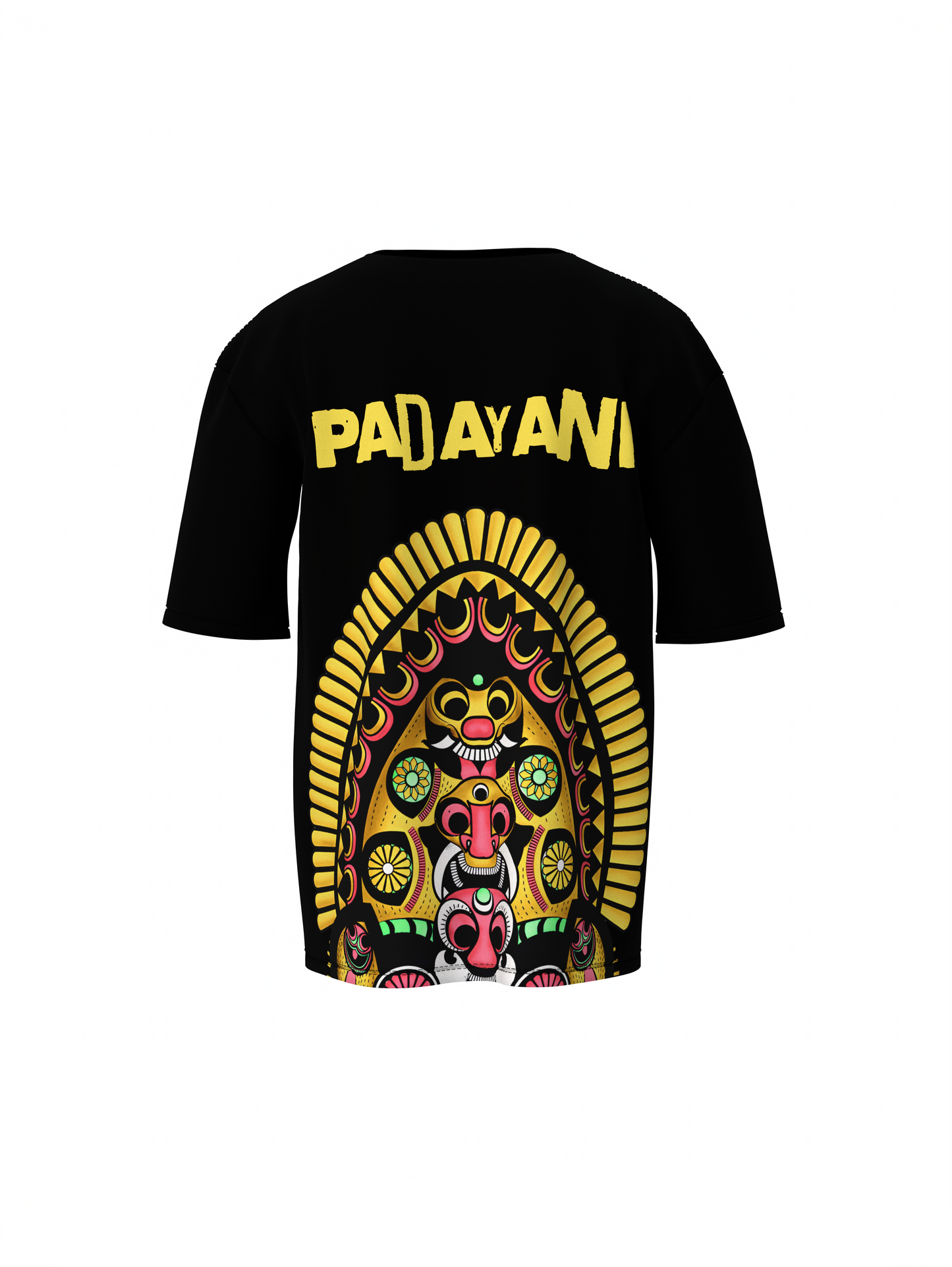 Padayani Graphic Unisex Brown Oversized T-Shirt – Bold Streetwear Style