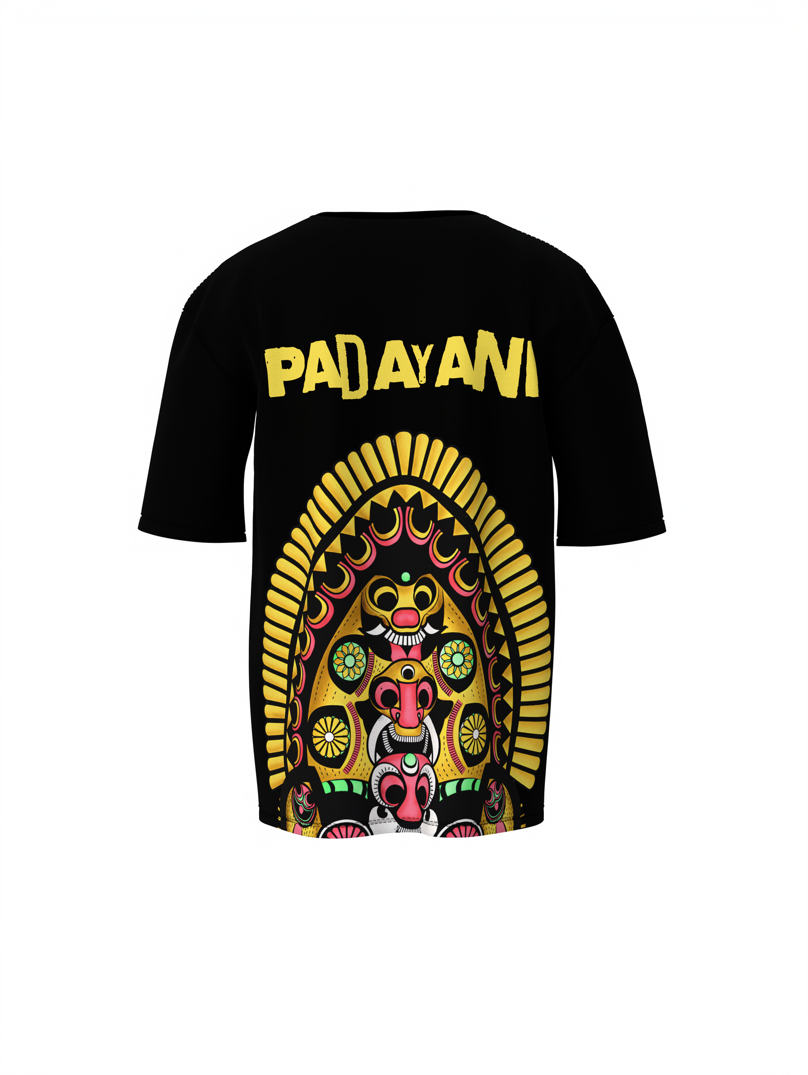 Padayani Graphic Unisex Brown Oversized T-Shirt – Bold Streetwear Style