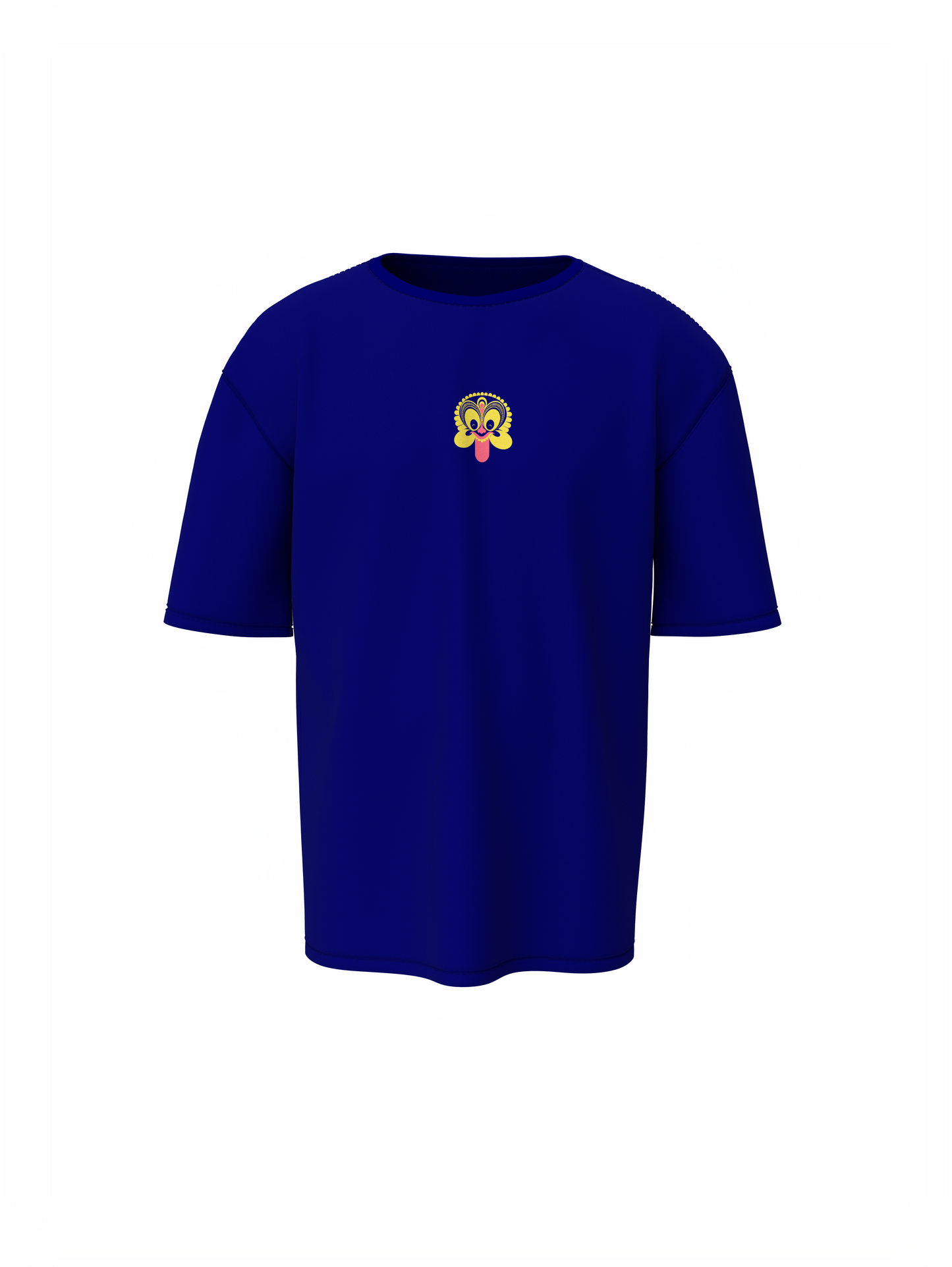 Padayani Graphic Unisex Blue Oversized T-Shirt – Bold Streetwear Style