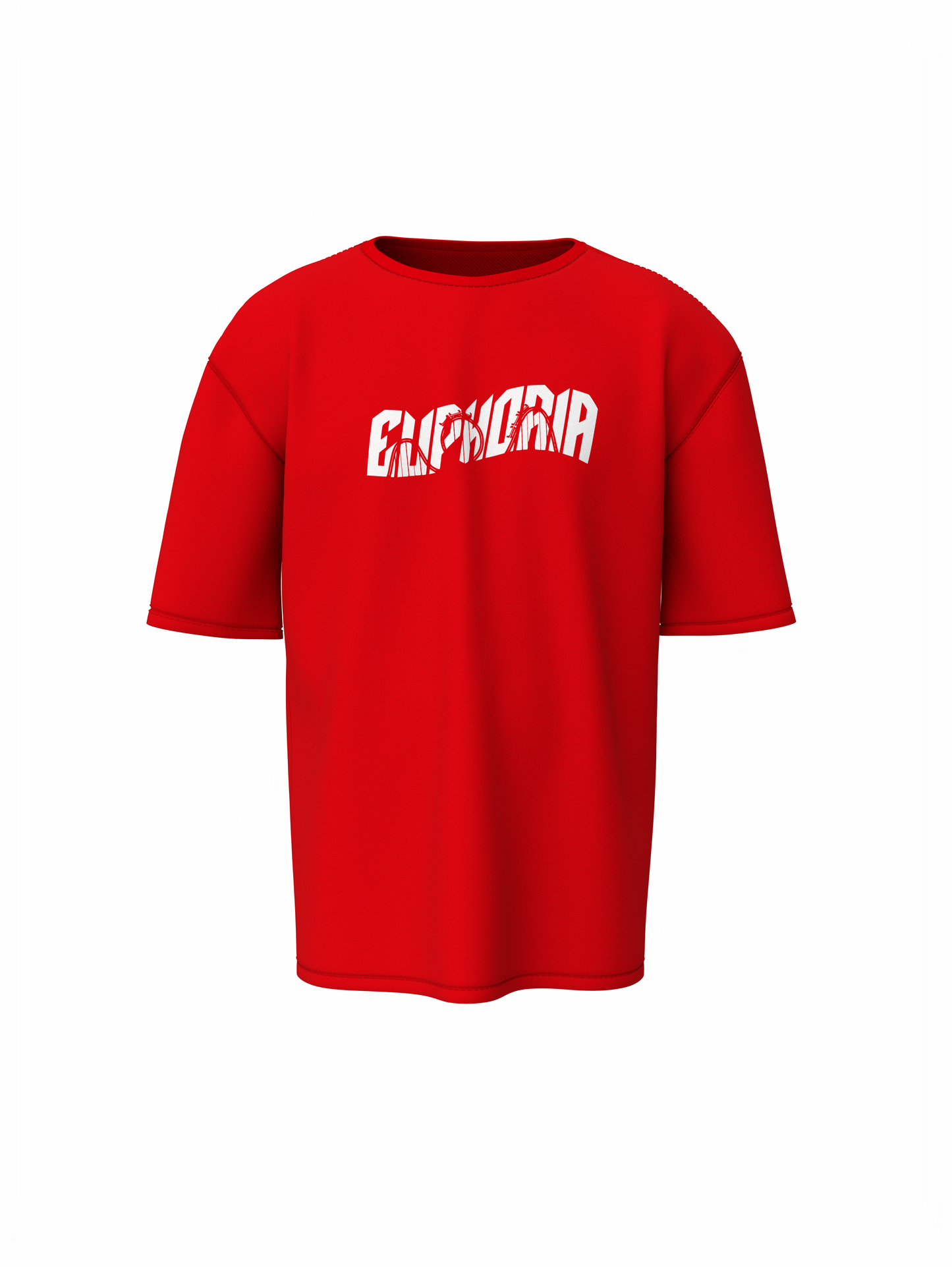Euphoria Escape Unisex Red Oversized T-Shirt Streetwear