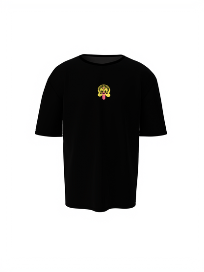 Padayani Graphic Unisex Brown Oversized T-Shirt – Bold Streetwear Style