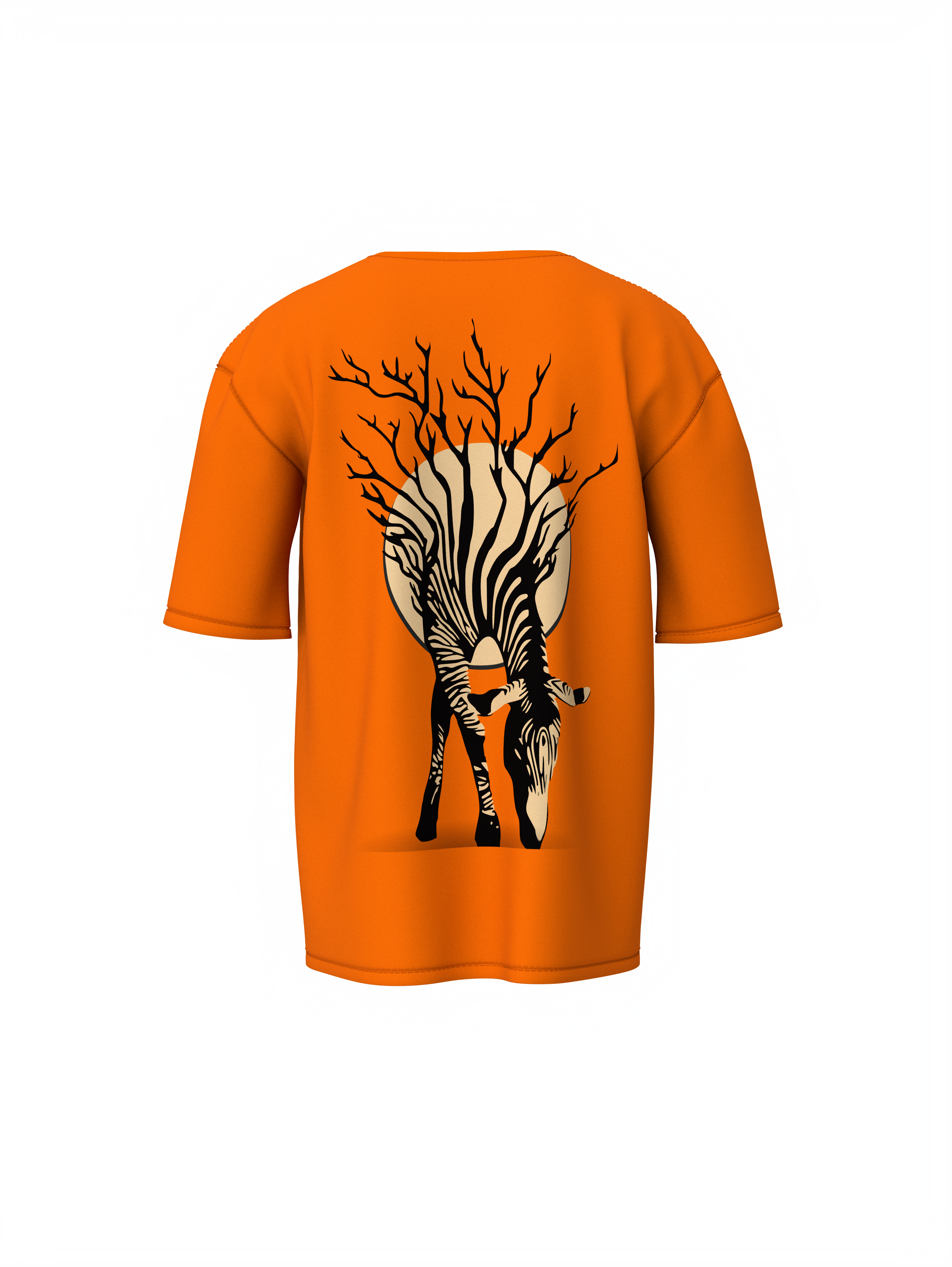 Zebra Tree Oversized T-Shirt