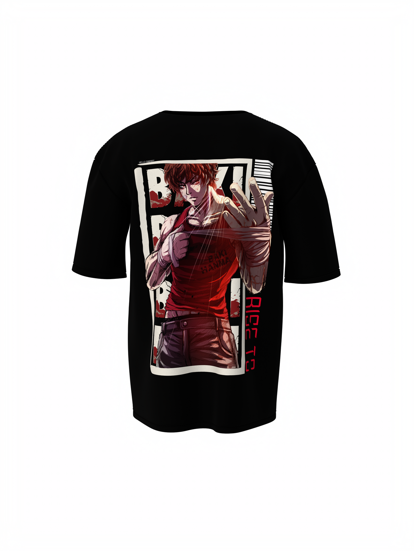 Baki Hanma T-Shirts Fierce Martial Arts Anime for Fight Fans