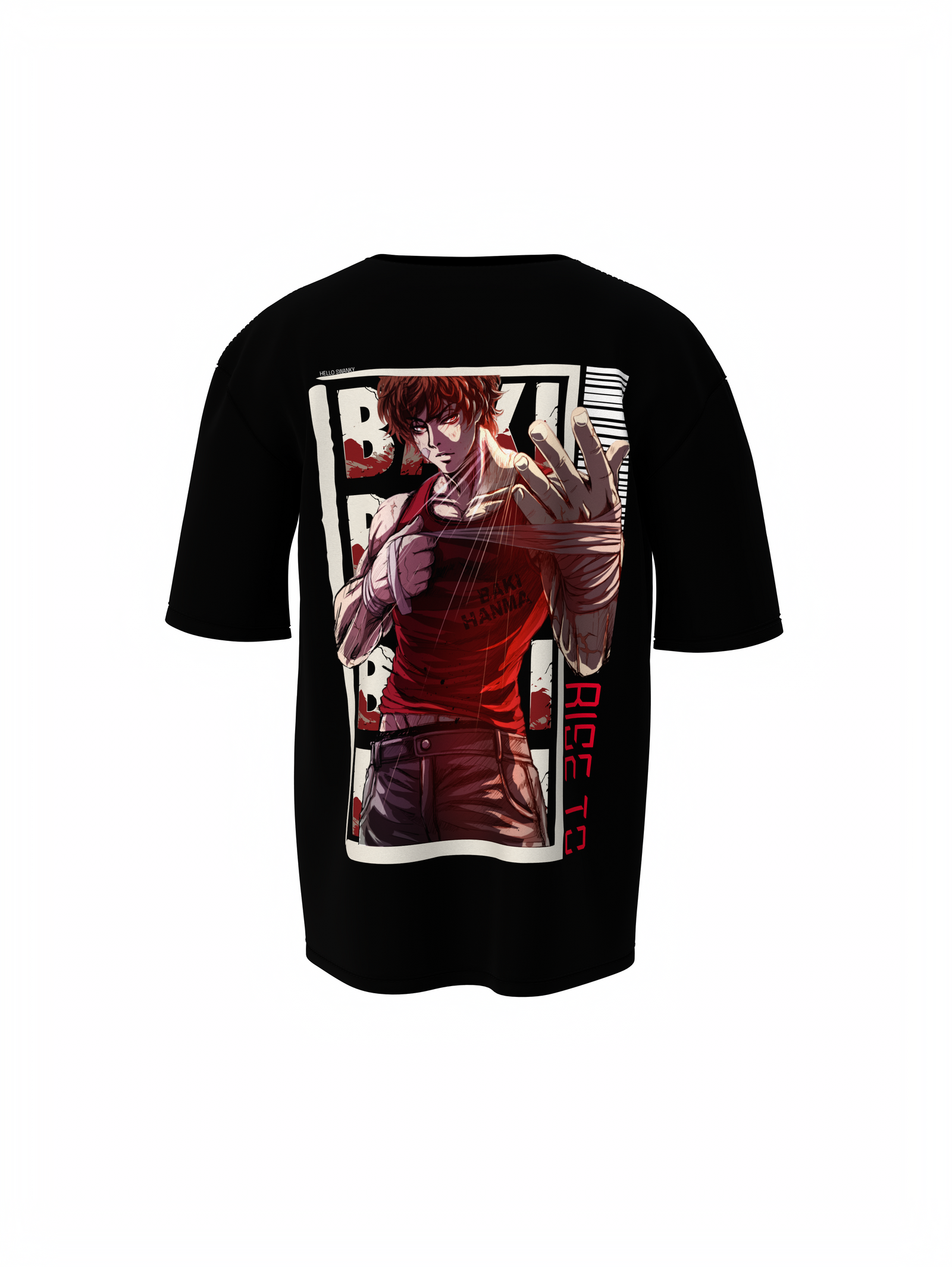 Baki Hanma T-Shirts Fierce Martial Arts Anime for Fight Fans
