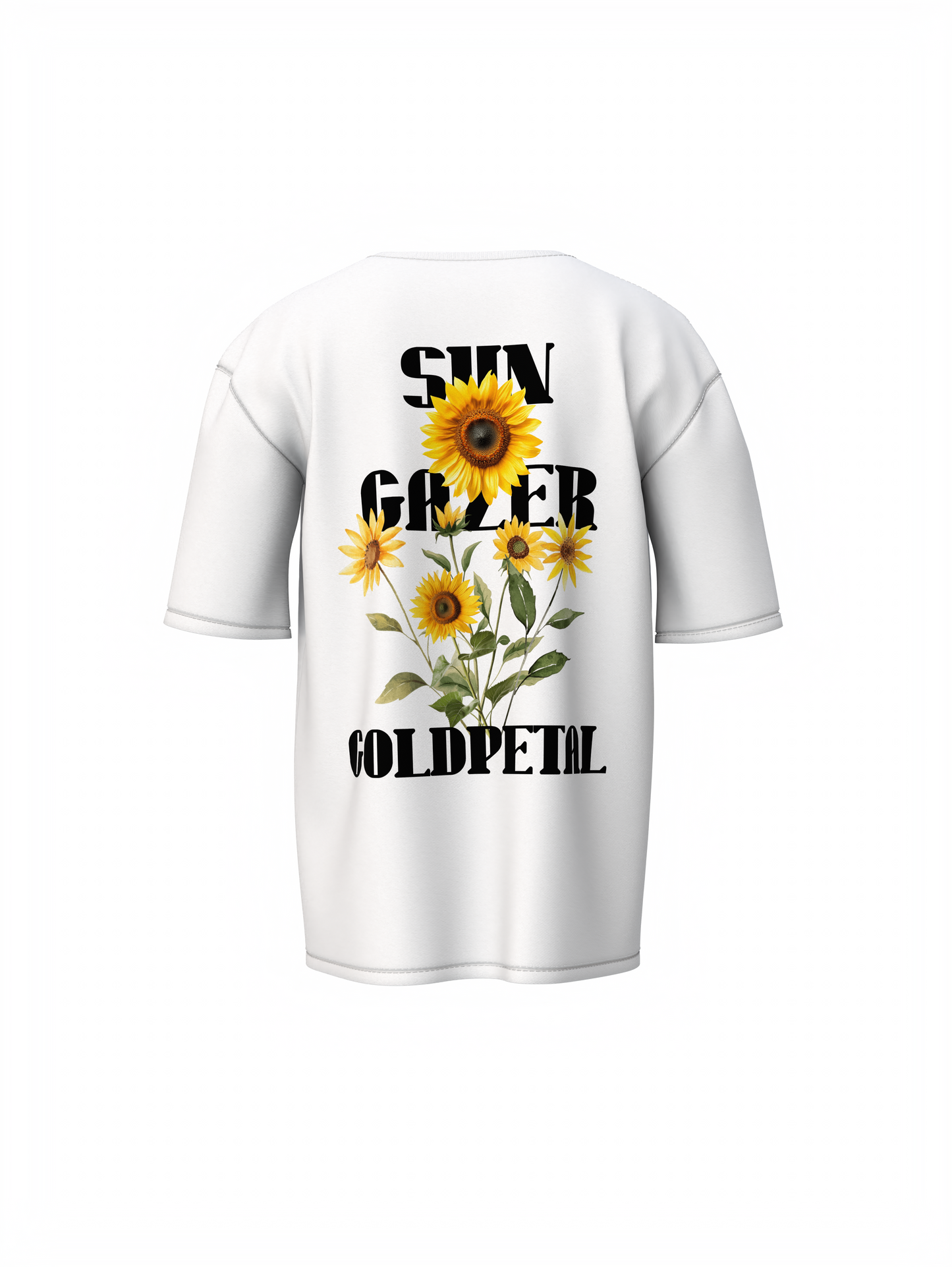 Sun Charm Graphic Unisex Oversized T-Shirt Streetwear Style