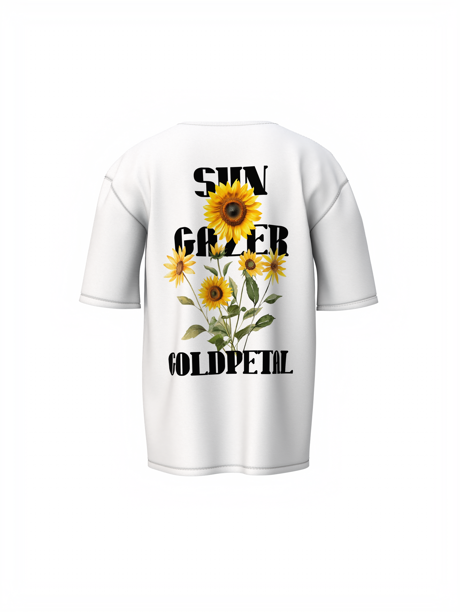 Sun Charm Graphic Unisex Oversized T-Shirt Streetwear Style