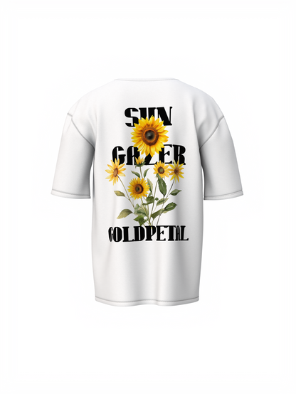 Sun Charm Graphic Unisex Oversized T-Shirt Streetwear Style