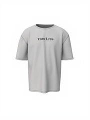 Timeless Graphic Unisex Grey Oversized T-Shirt