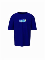 Starry Night Unisex Blue Oversized T-Shirt