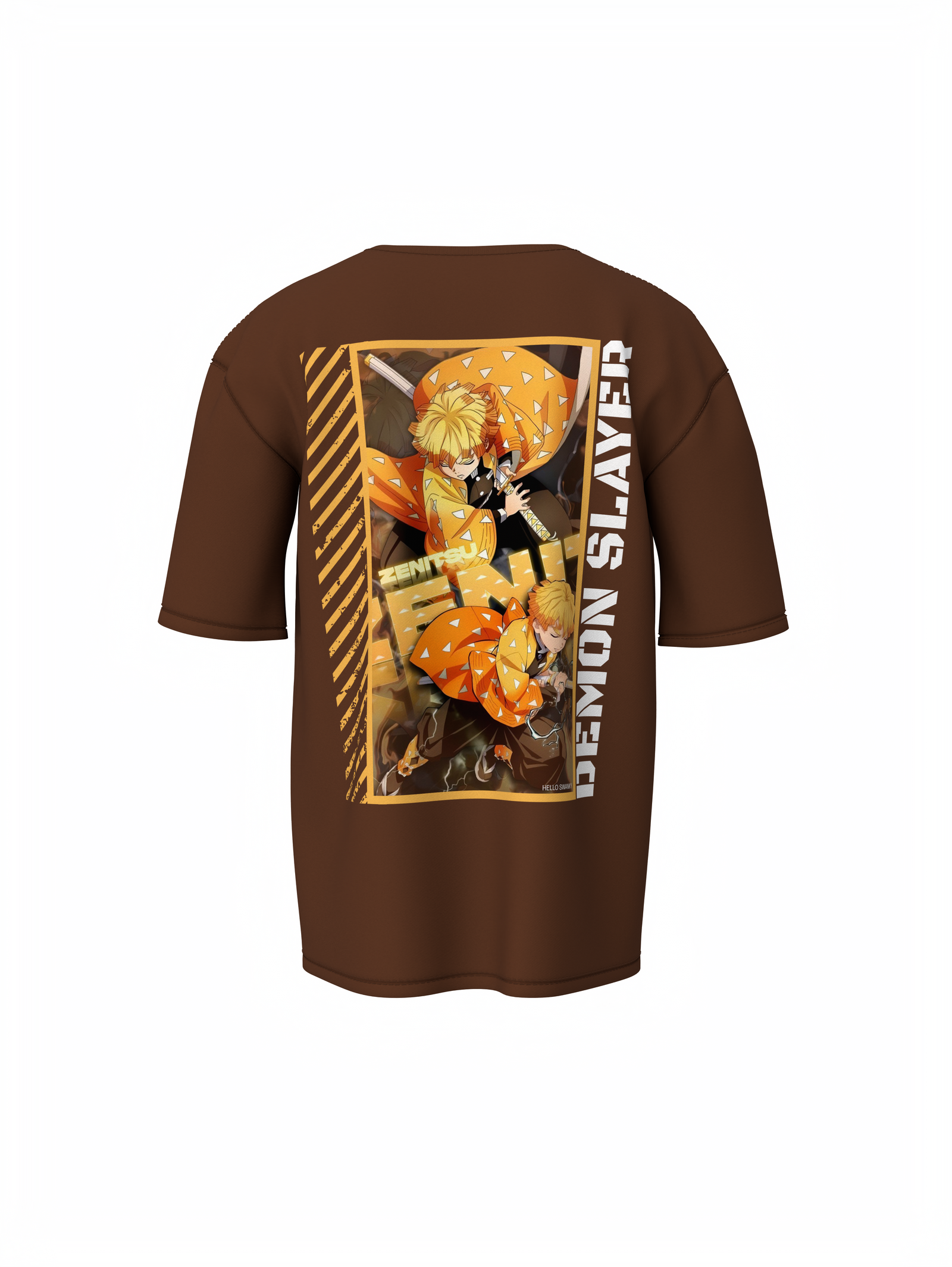 Zenitsu Oversized T-Shirt Anime Graphic Streetwear Style