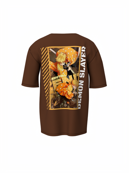 Zenitsu Oversized T-Shirt Anime Graphic Streetwear Style