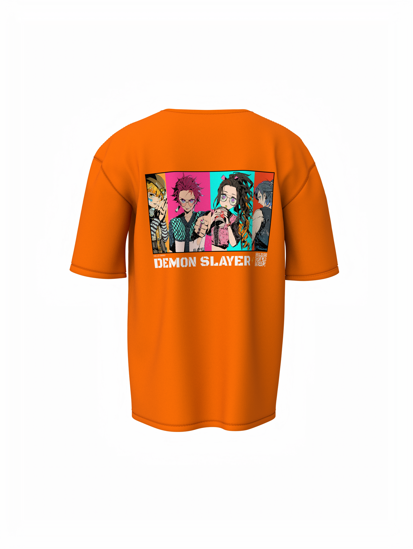 Demon Slayer Street Oversized T-Shirt Anime Meets Urban Drip