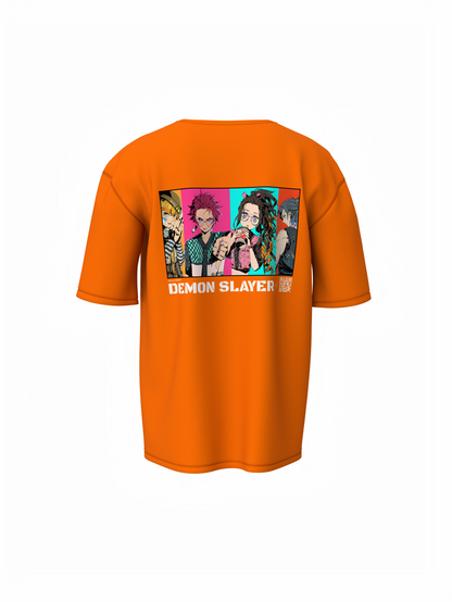 Demon Slayer Street Oversized T-Shirt Anime Meets Urban Drip