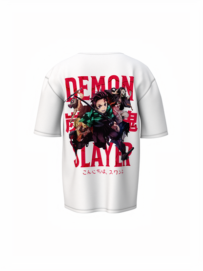 Hashira’s Wrath Oversized T-Shirt Unleash Demon Slayer Power