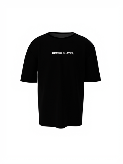 Kimetsu Oversized T-Shirt Trendy Casual Cotton Graphic Tee